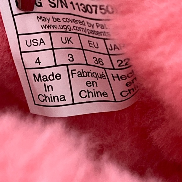 UGG CLASSIC ULTRA MINI PINK SUEDE COMFORT BOOTS SIZE US YOUTH 4 FITS WOMENS 5.5 - Picture 12 of 13